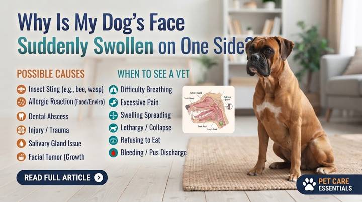 My Dog’s Face Suddenly Swollen on One Side