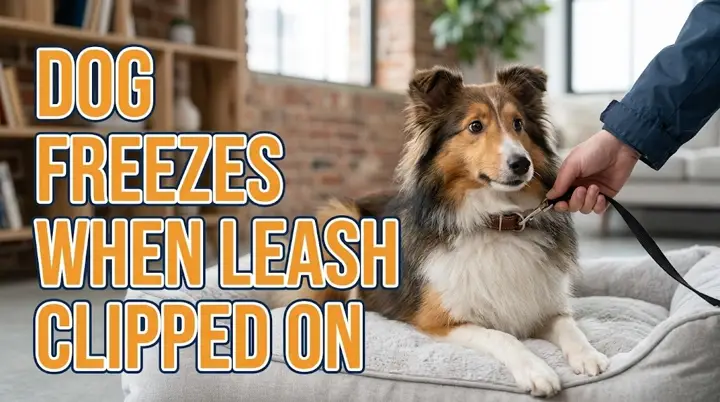 Does My Dog Freeze When the Leash Is Clipped On