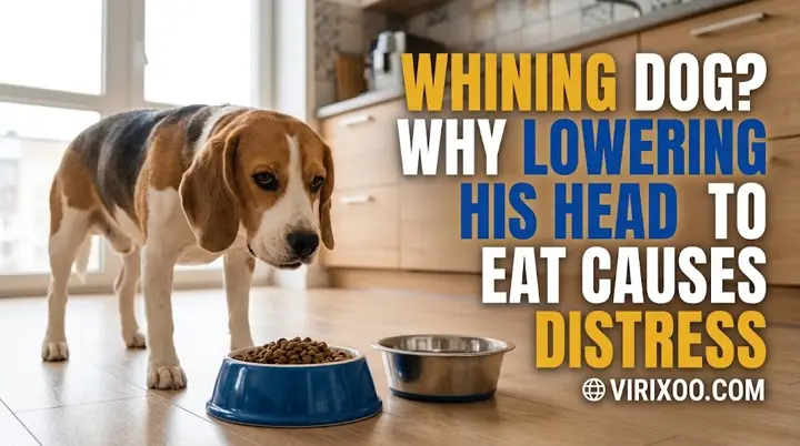 Does My Dog Whine When Lowering His Head to Eat