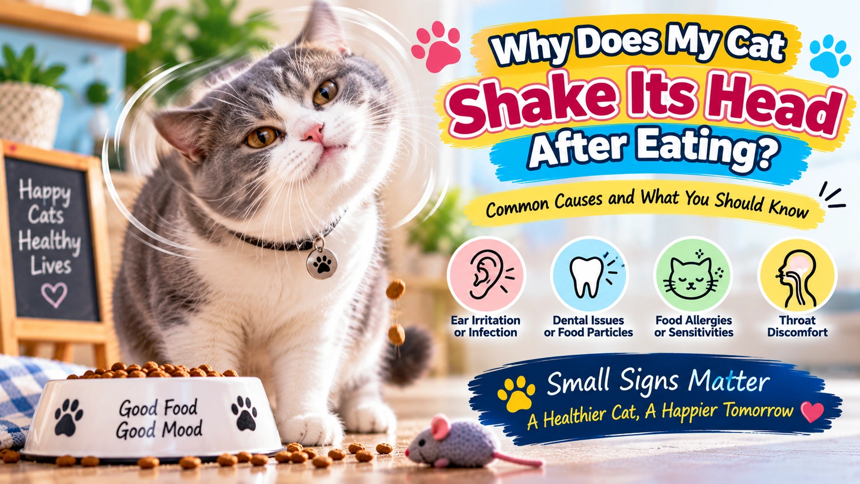 Cat making a repeated side-to-side jaw movement while resting as an owner watches for drooling or chewing changes