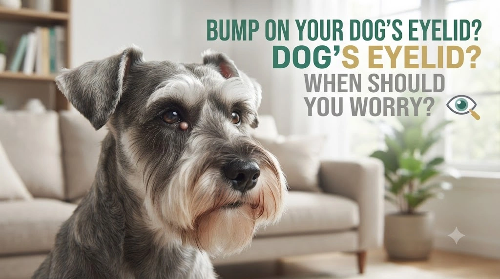 Dog with a visibly enlarged abdomen while the owner watches for retching, pain, and weakness