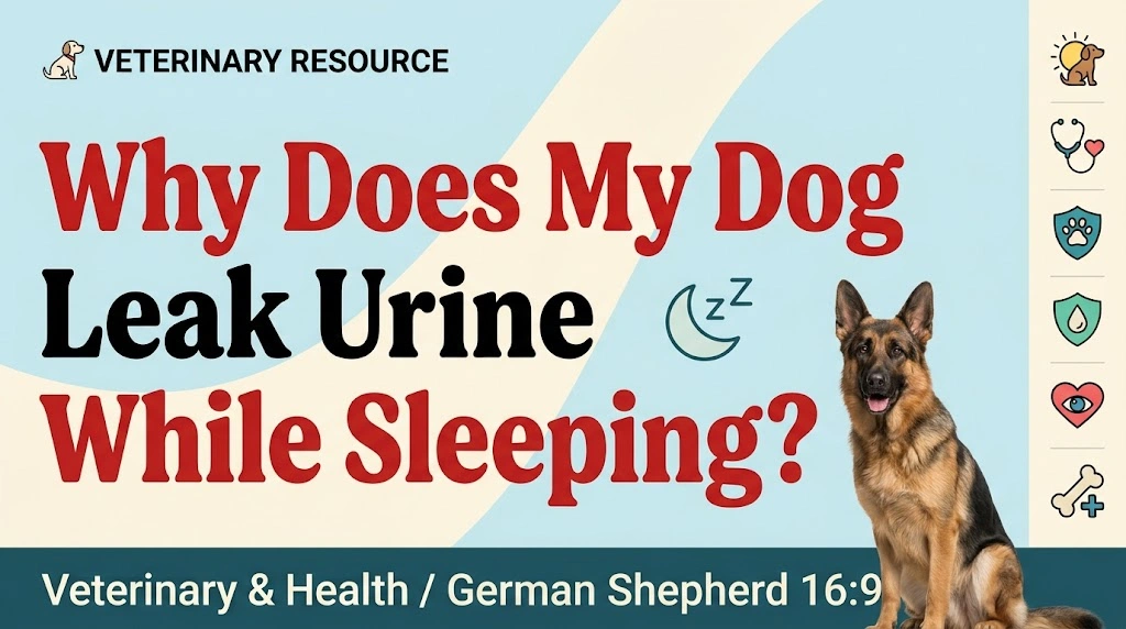 Does My Dog Leak Urine While Sleeping while an owner observes the dog calmly for relevant changes