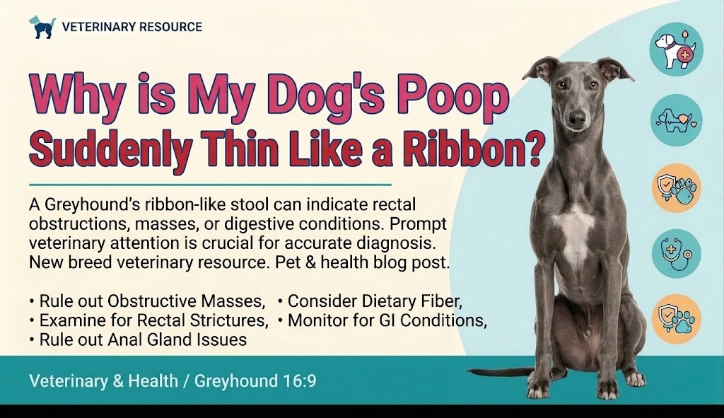 Is My Dog’s Poop Suddenly Thin Like a Ribbon while an owner observes the dog calmly for relevant changes