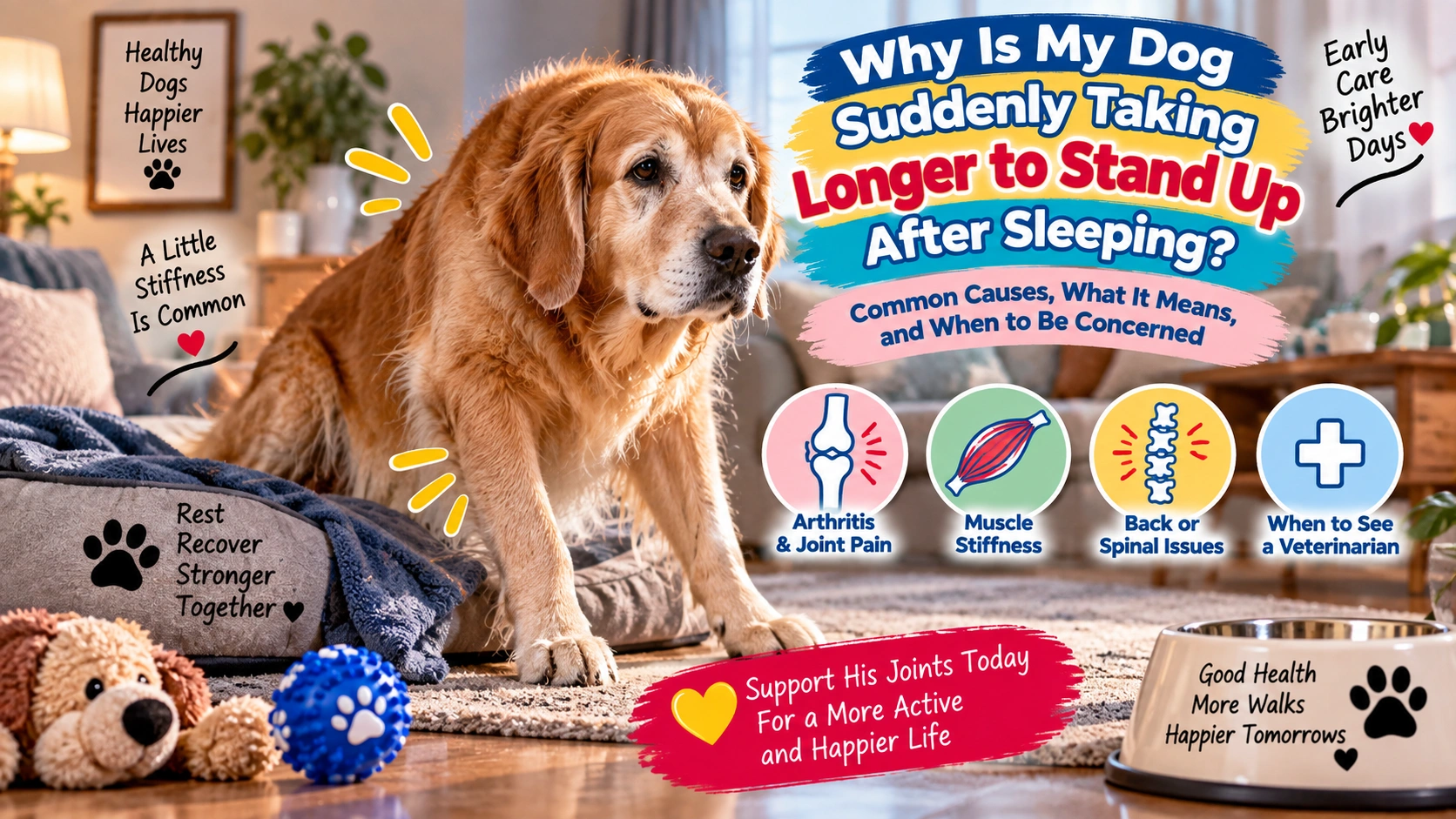 Why Is My Dog Suddenly Taking Longer to Stand Up After Sleeping