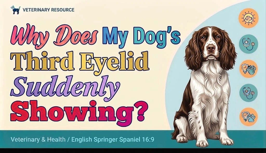Is My Dog’s Third Eyelid Suddenly Showing while an owner observes the dog calmly for relevant changes